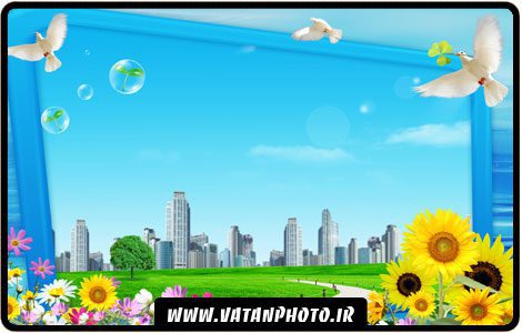 بکگراند فانتزی مناسب برای املاک psd