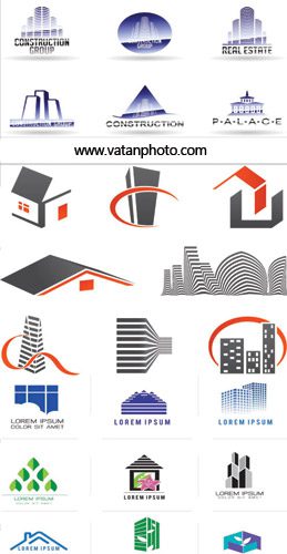 آیکن و وکتور ساختمان TIF و AI