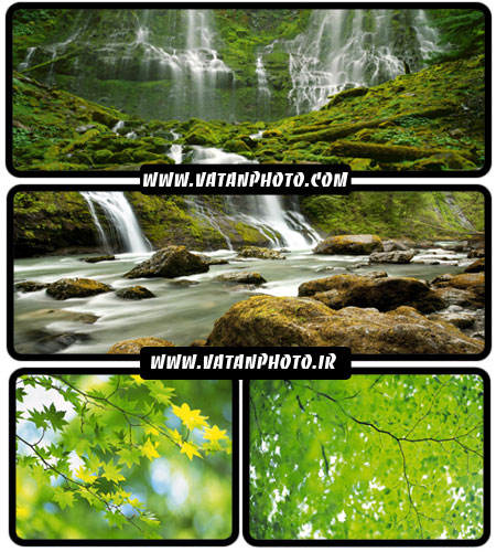 عکس طبیعت سرسبز و آبشار های زیبا با کیفیت بالا+ HD