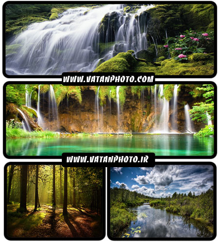 عکس های فوق العاده جذاب از طبیعت های سرسبز و آبشار+HD