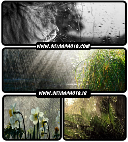 مجموعه ای از والپیپر مناظر در روزهای بارانی