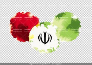 عکس پرچم ایران بدون بکگراند