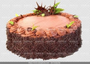 عکس بدون بکگراند کیک شکلاتی نسکافه