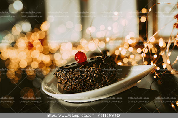 عکس کاپ کیک شکلاتی