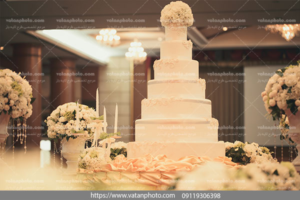 عکس کیک 7 طبقه عروسی