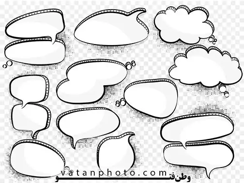 مجموعه وکتور فانتزی ابر گفتکوی