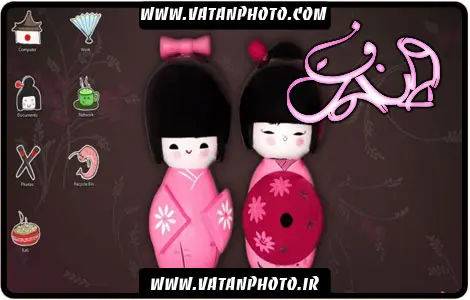 مجموعه آیکن چینی با فرمت ICON