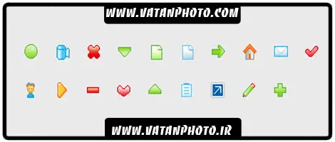 مجموعه 28 آیکن طراحی سایت
