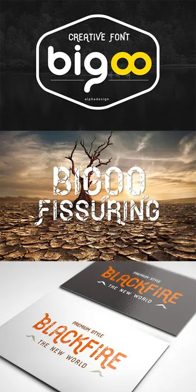 مجموعه فونت bigoo